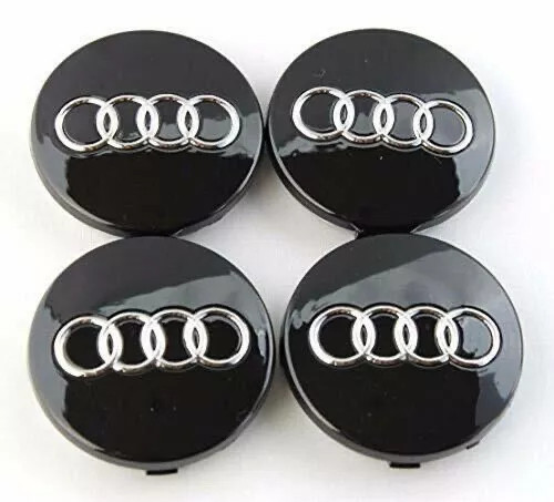 60mm schwarz nabendeckel - 4x,