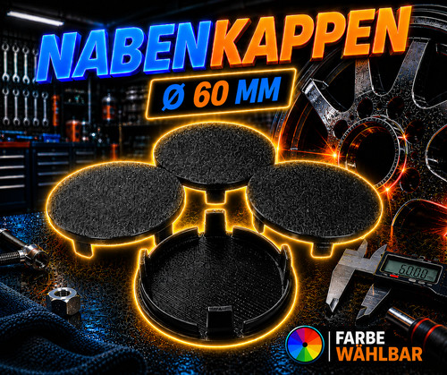 Nabenkappen nabendeckel - 60, mm