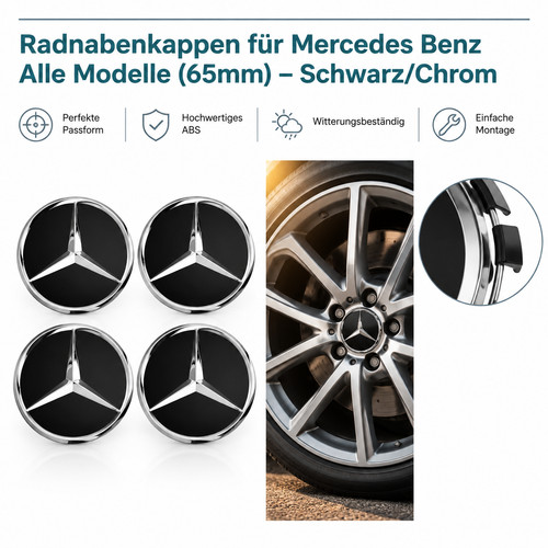 Radnabenkappen 60mm für - 4x,