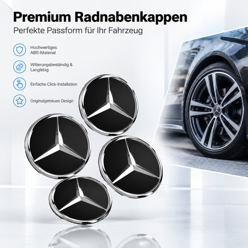 Nabendeckel 60mm für - 4x,