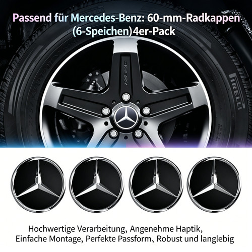 Nabendeckel 60mm für - 4x,