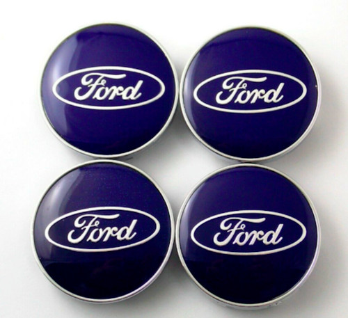 Ford 60mm blue chrome - 60mm,