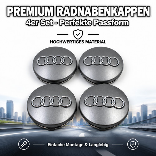 Grau nabenkappen 60mm stück - 60mm,