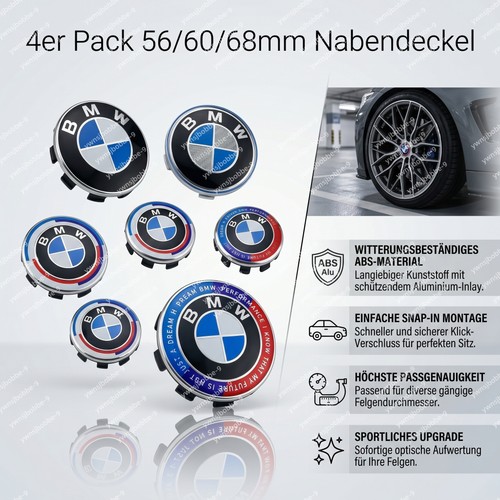 Bmw nabendeckel nabenkappen - 4,